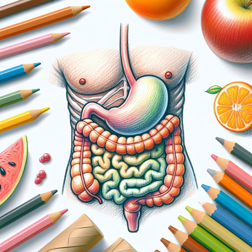 Pastelková ilustrace znázorňující téma: Zdraví a anatomie