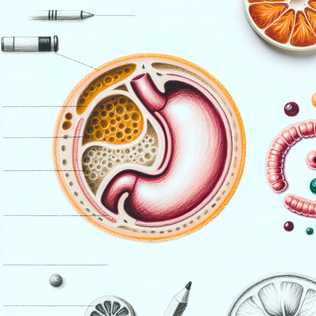 Pastelková ilustrace znázorňující téma: Zdraví a výživa