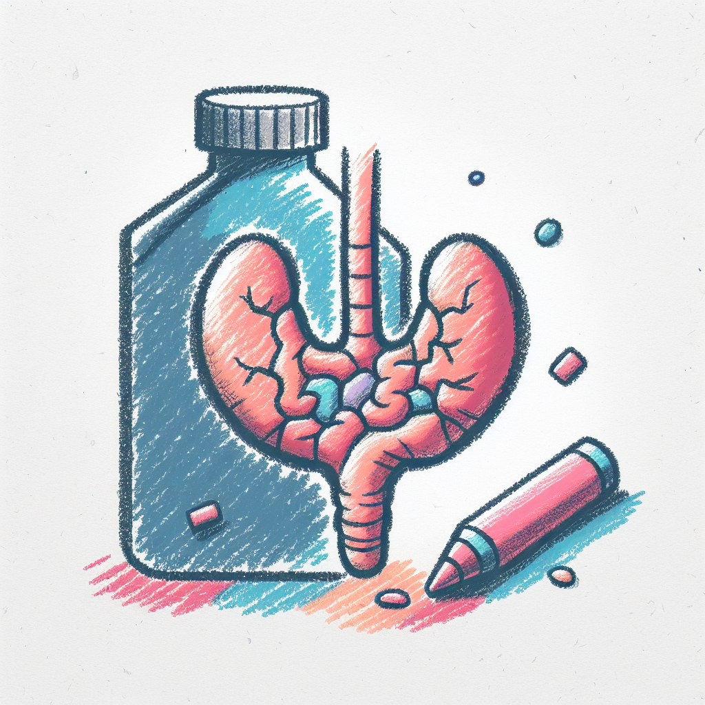 Pastelková ilustrace znázorňující téma: Zdraví