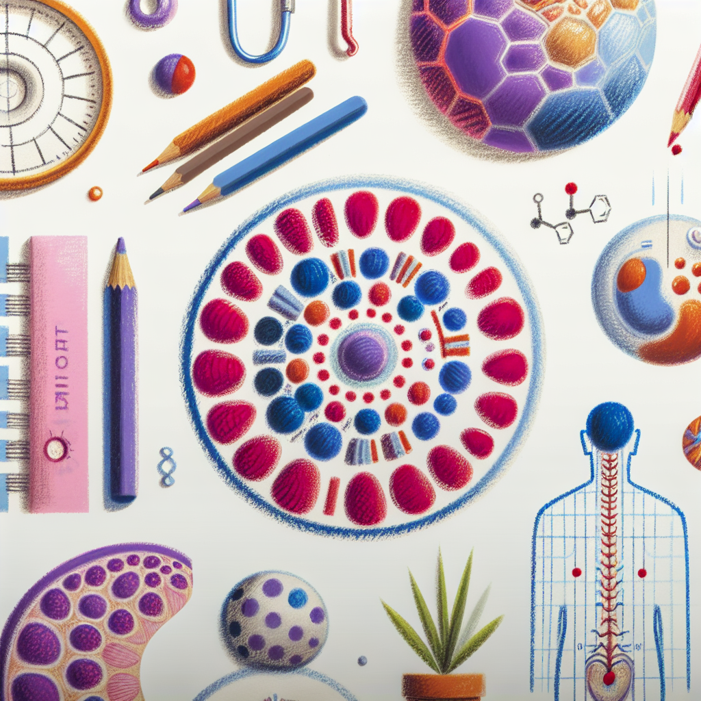 Pastelková ilustrace znázorňující téma: Zdraví