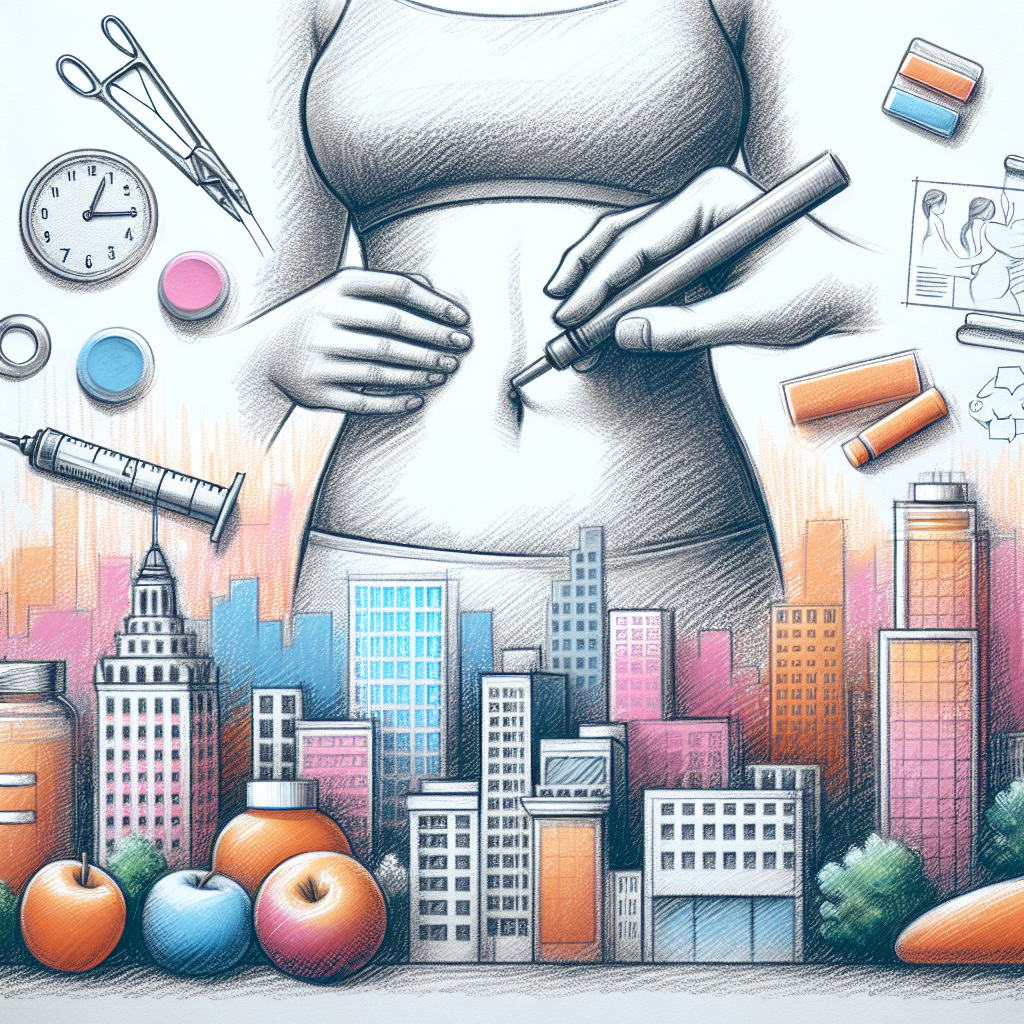 Pastelková ilustrace znázorňující téma: Estetická medicína