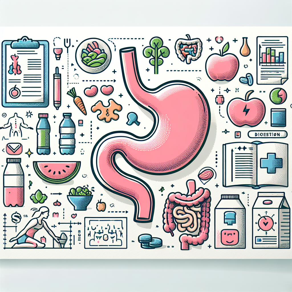 Pastelková ilustrace znázorňující téma: Zdraví břicha