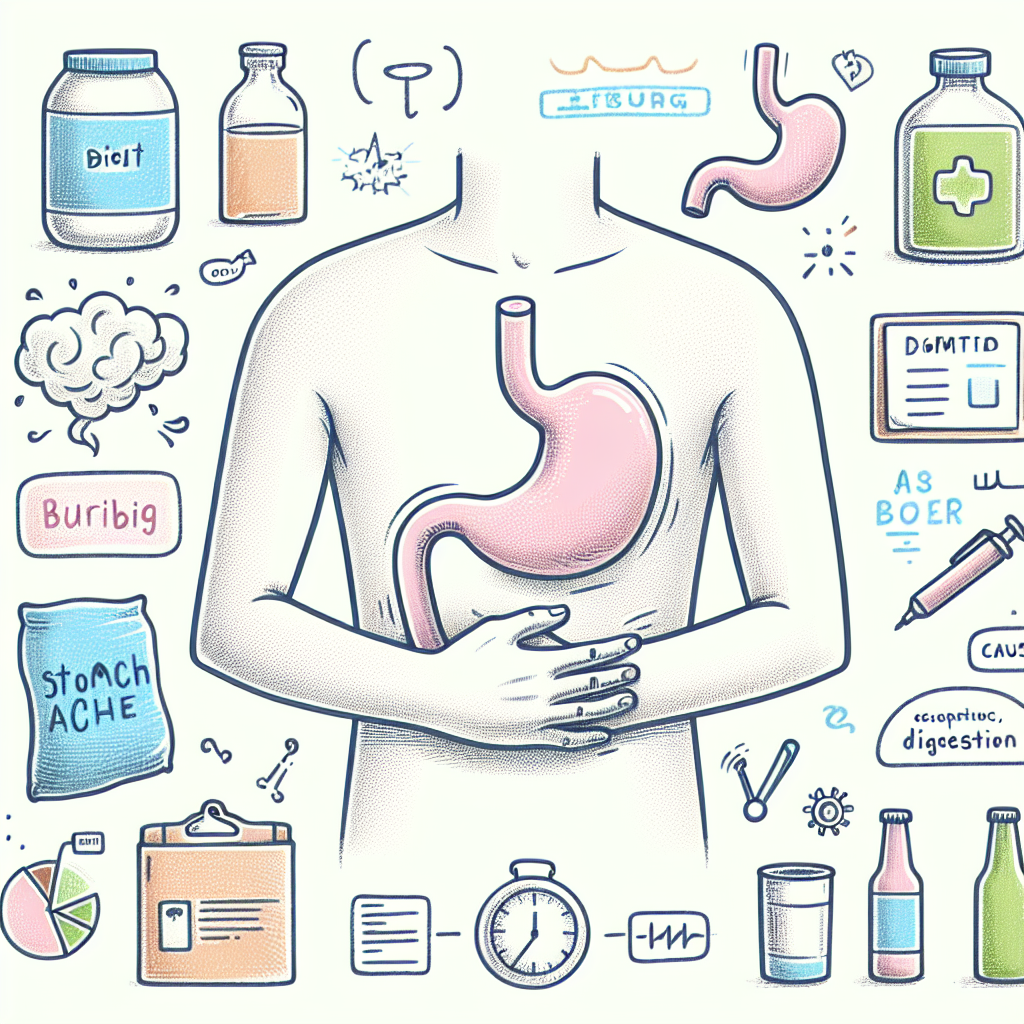 Pastelková ilustrace znázorňující téma: Trávení