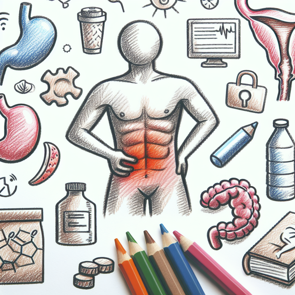 Pastelková ilustrace znázorňující téma: Zdraví