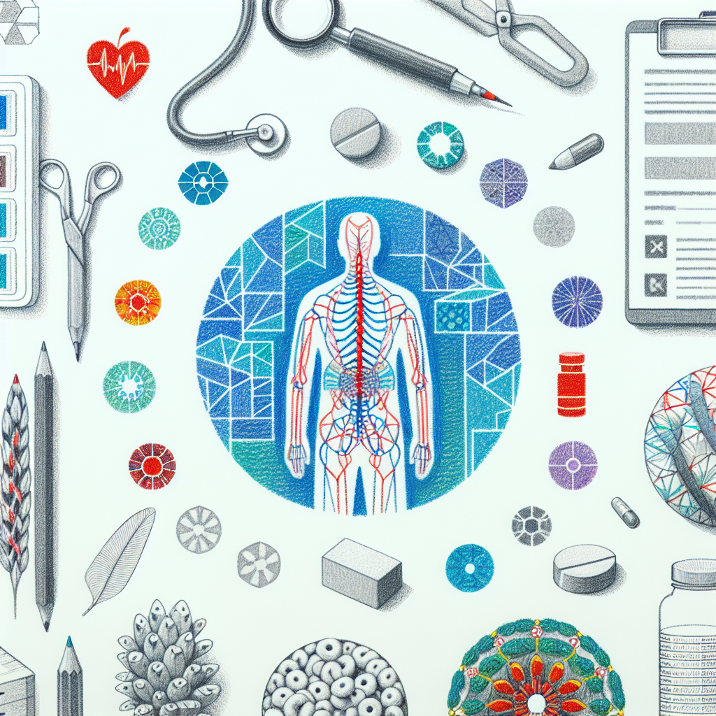 Pastelková ilustrace znázorňující téma: Zdraví