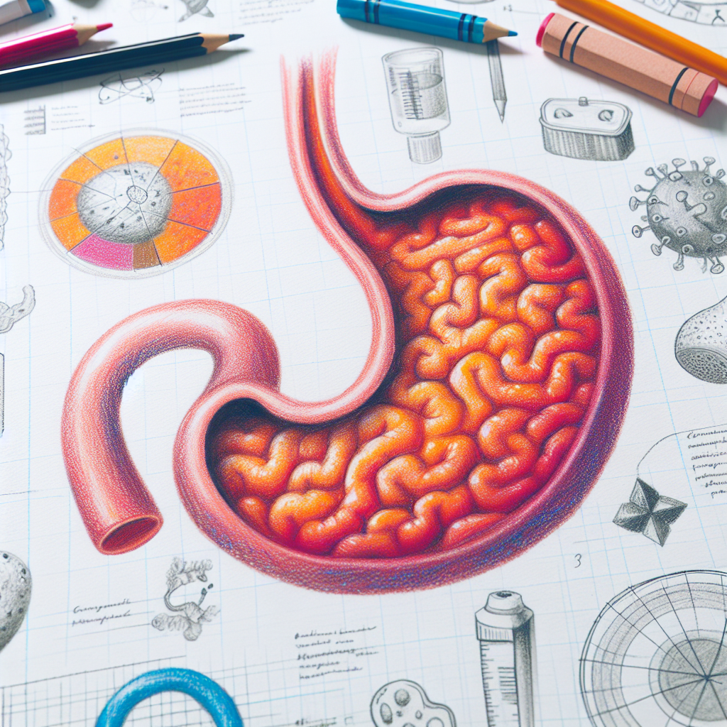 Pastelková ilustrace znázorňující téma: Zdraví