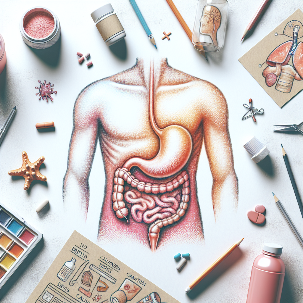 Pastelková ilustrace znázorňující téma: Zdraví