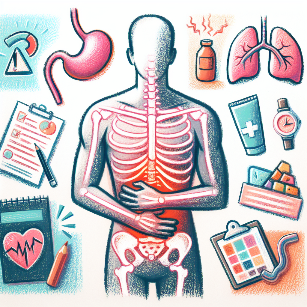 Pastelková ilustrace znázorňující téma: Zdraví