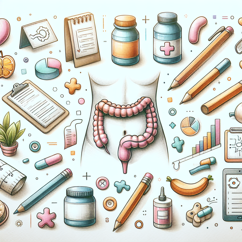 Pastelková ilustrace znázorňující téma: Zdraví břicha