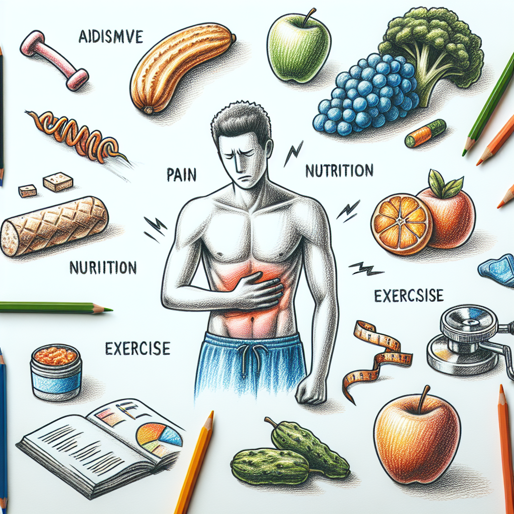 Pastelková ilustrace znázorňující téma: Zdraví