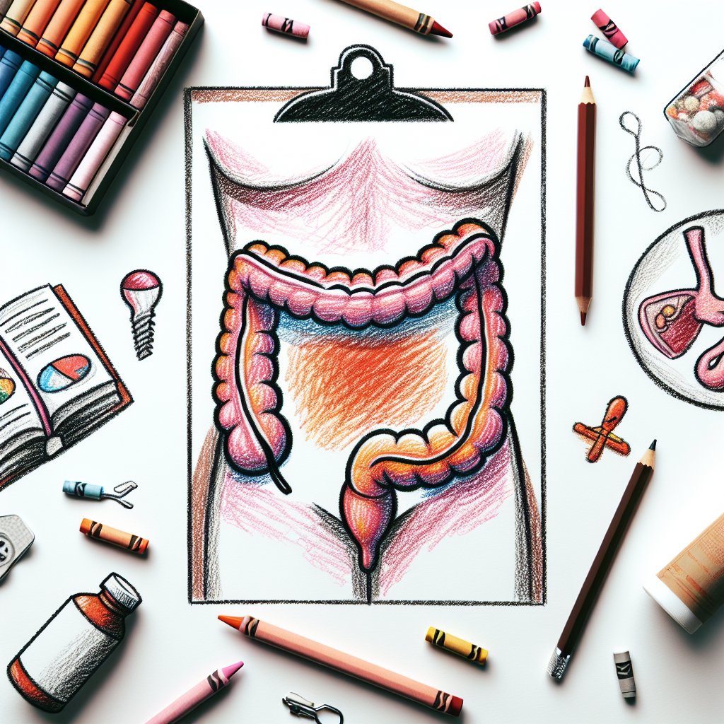 Pastelková ilustrace znázorňující téma: Zdraví