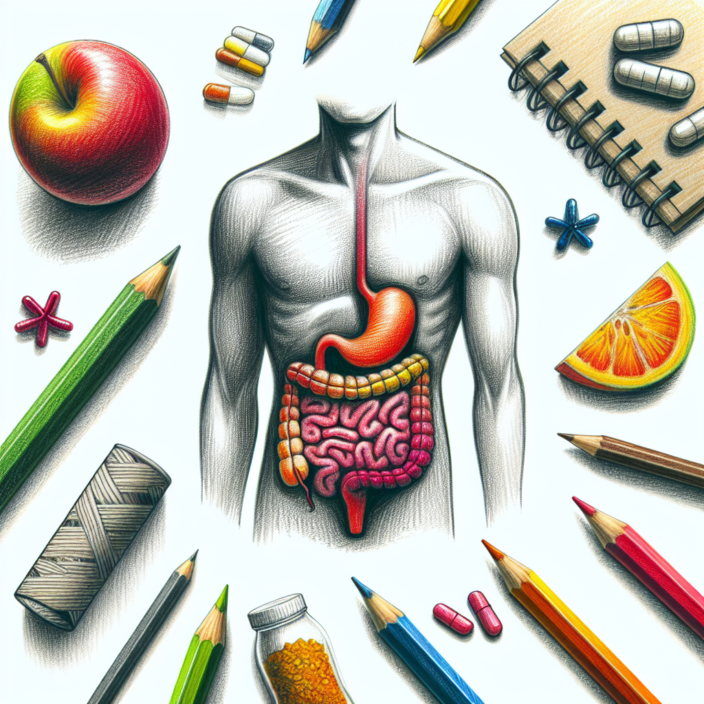 bolest-uprostred-bricha - Je nutné pochopit, že...... Pastelková ilustrace znázorňující téma: Zdraví břicha