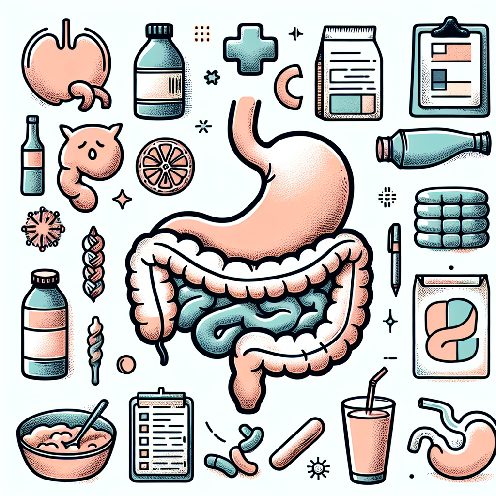 Pastelková ilustrace znázorňující téma: Trávicí zdraví
