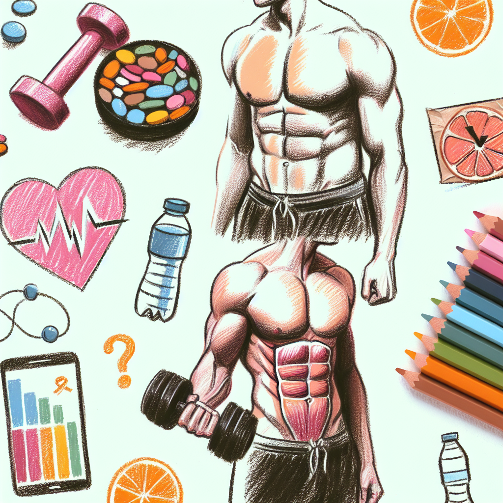 Pastelková ilustrace znázorňující téma: Zdravý životní styl