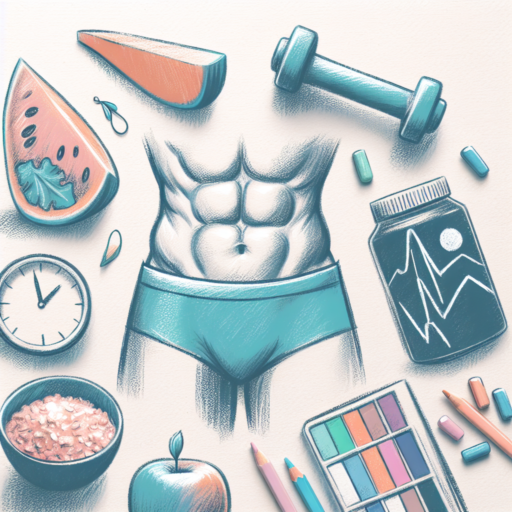 Pastelková ilustrace znázorňující téma: Zdraví