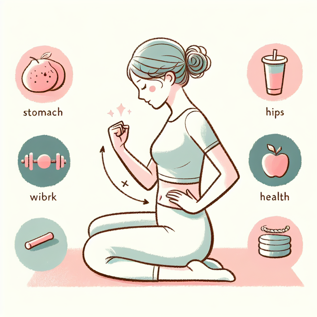 Pastelková ilustrace znázorňující téma: Cvičení a zdraví