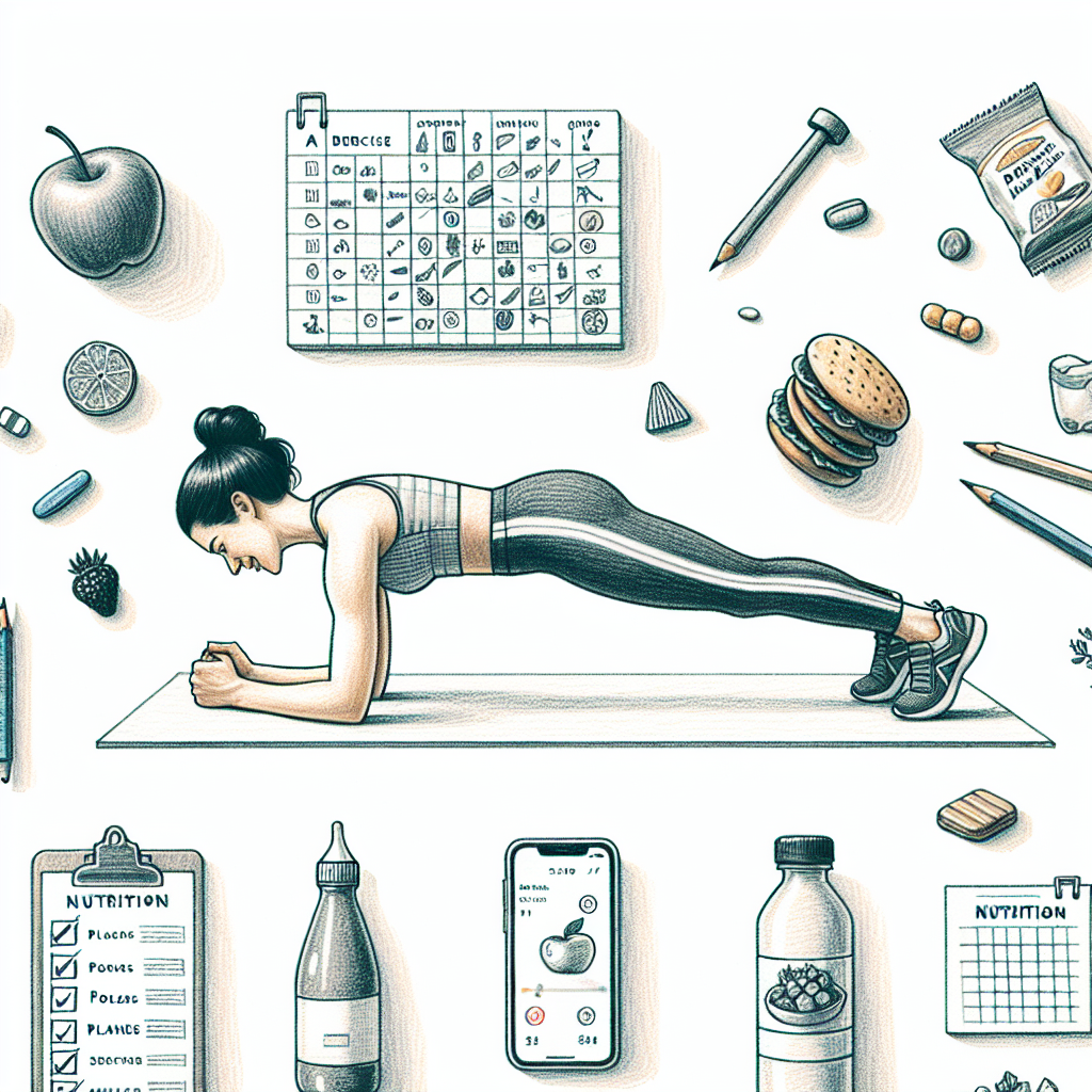 Pastelková ilustrace znázorňující téma: Fitness
