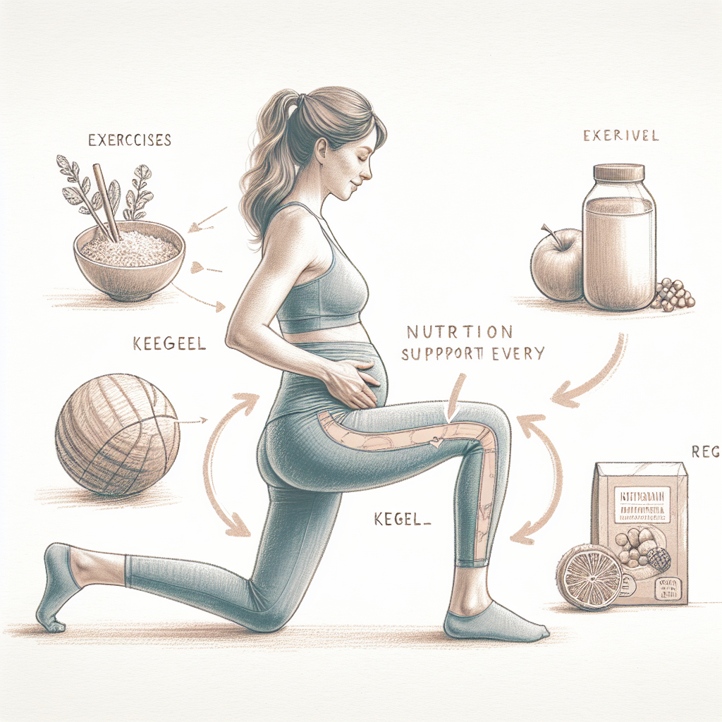 Pastelková ilustrace znázorňující téma: Cvičení po porodu