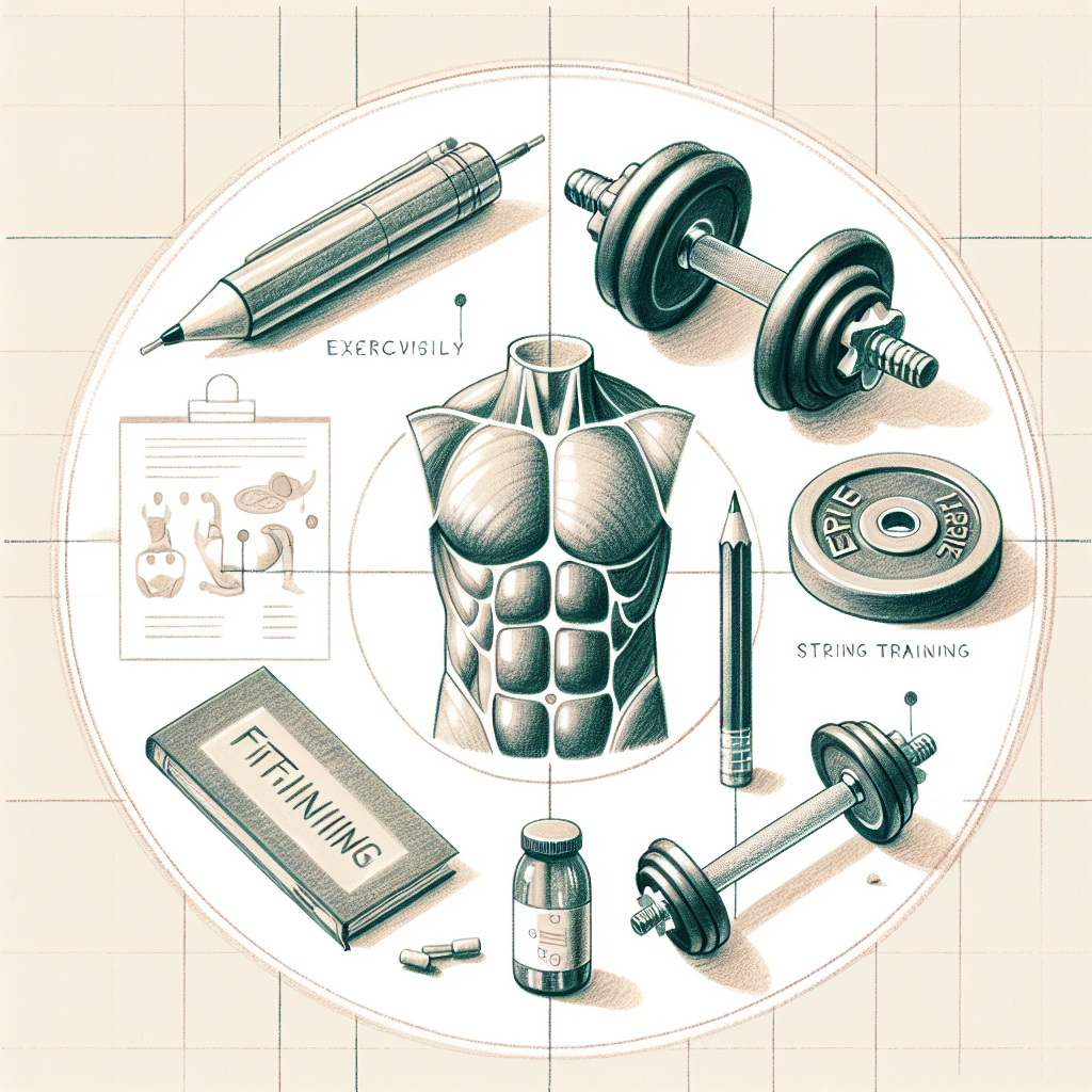 cviky-na-bricho-s-cinkami - Je nutné pochopit, že...... Pastelková ilustrace znázorňující téma: Cviky a trénink