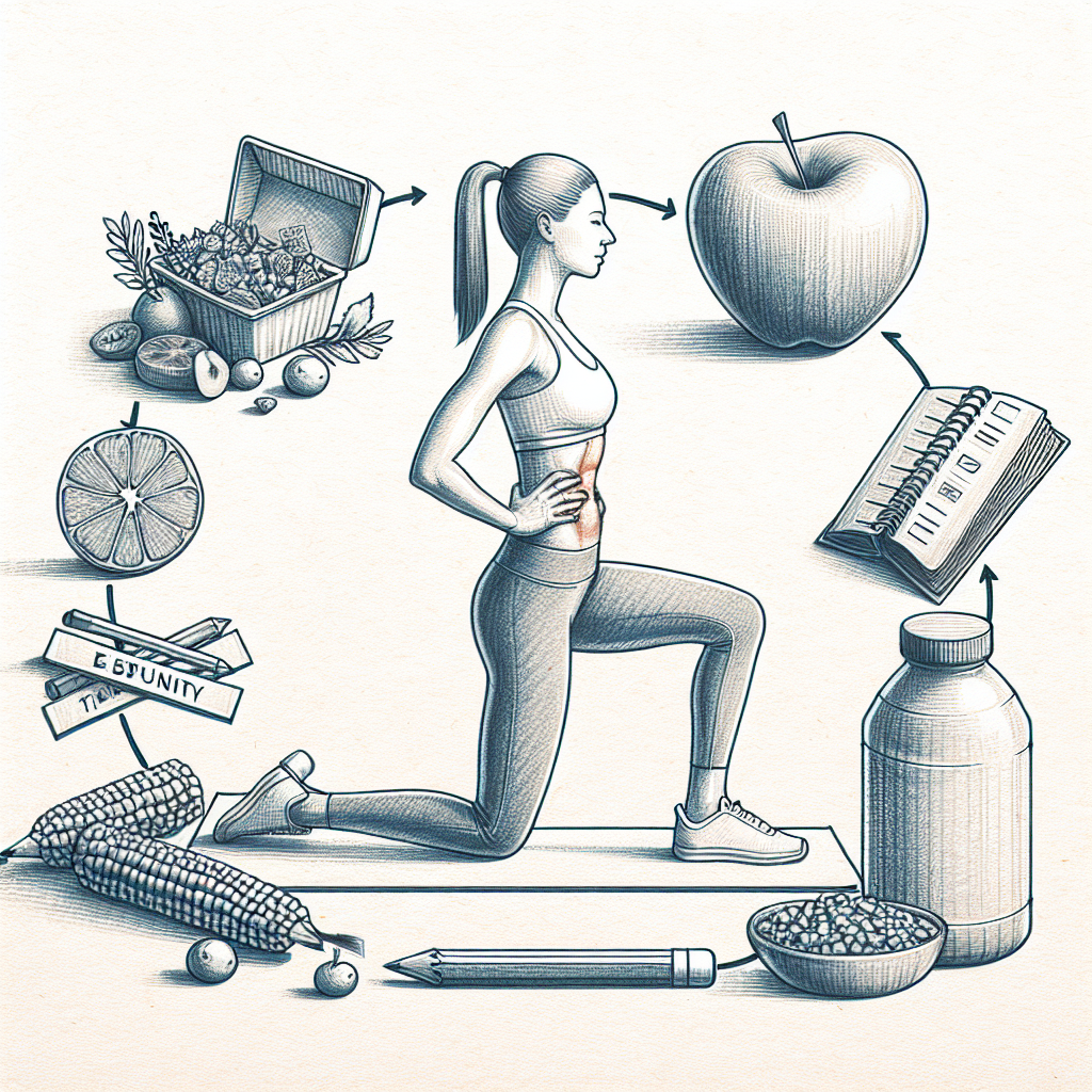 Pastelková ilustrace znázorňující téma: Cvičení