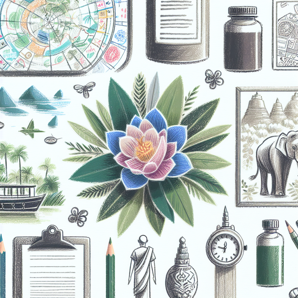 Pastelková ilustrace znázorňující téma: Kosmetické produkty