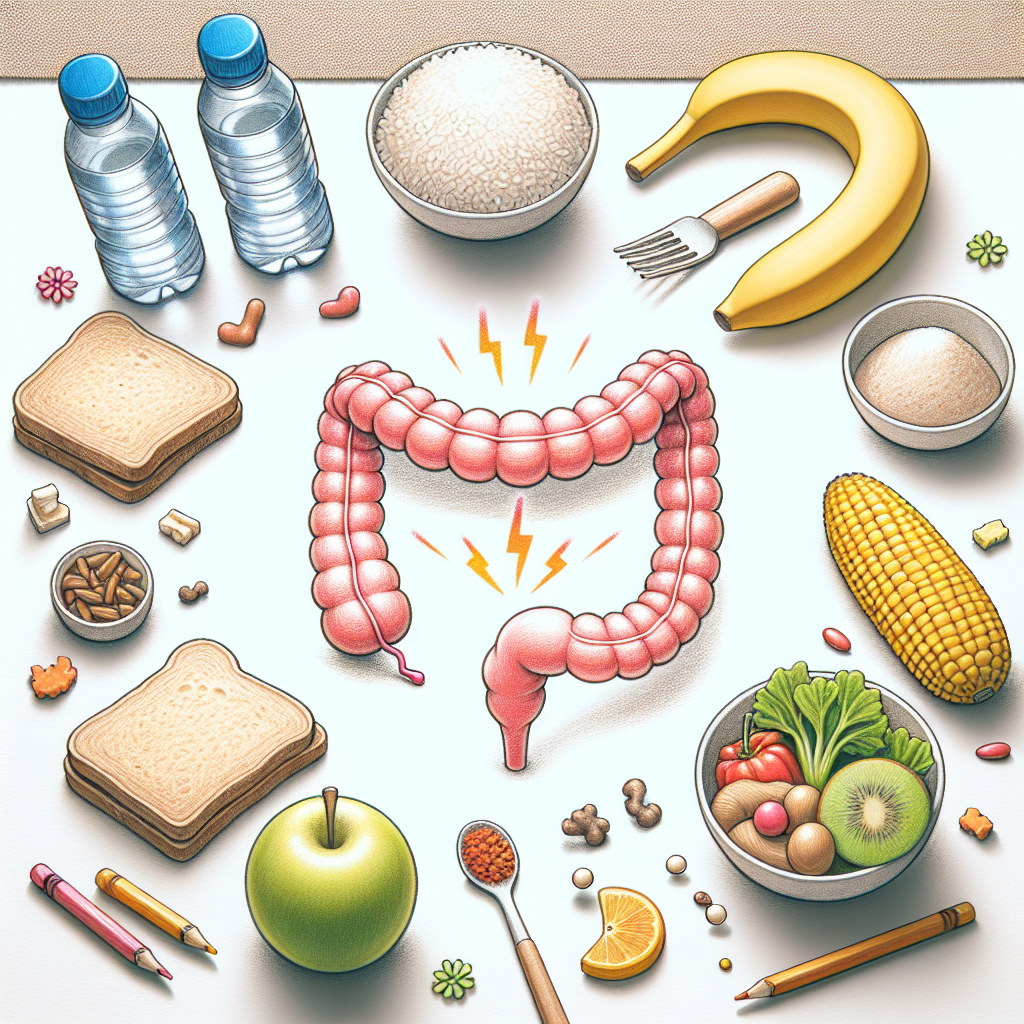 Dietní jídlo při průjmu a bolestech břicha