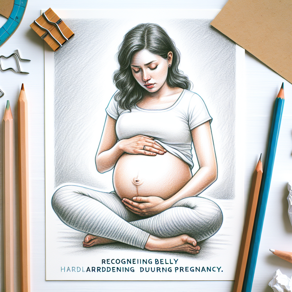 Pastelková ilustrace znázorňující téma: Těhotenství