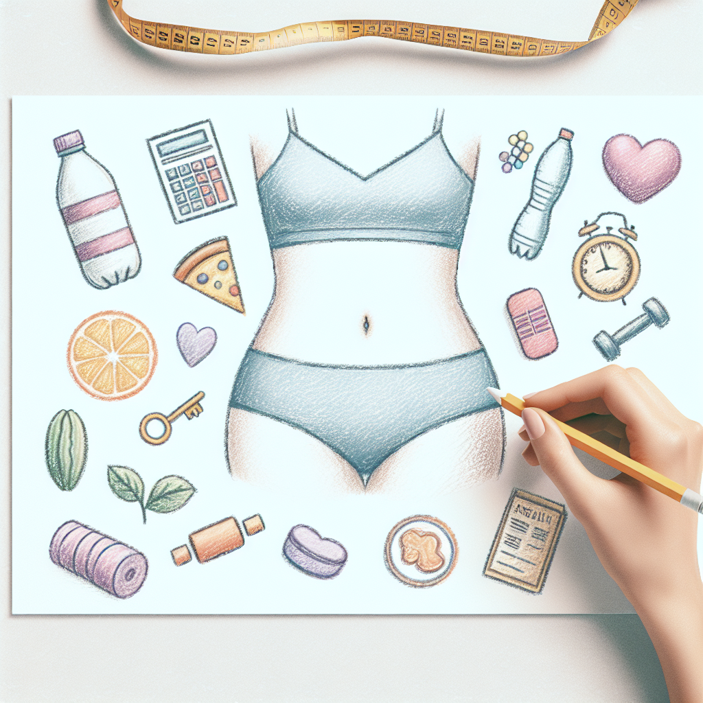 Pastelková ilustrace znázorňující téma: Zdraví a výživa