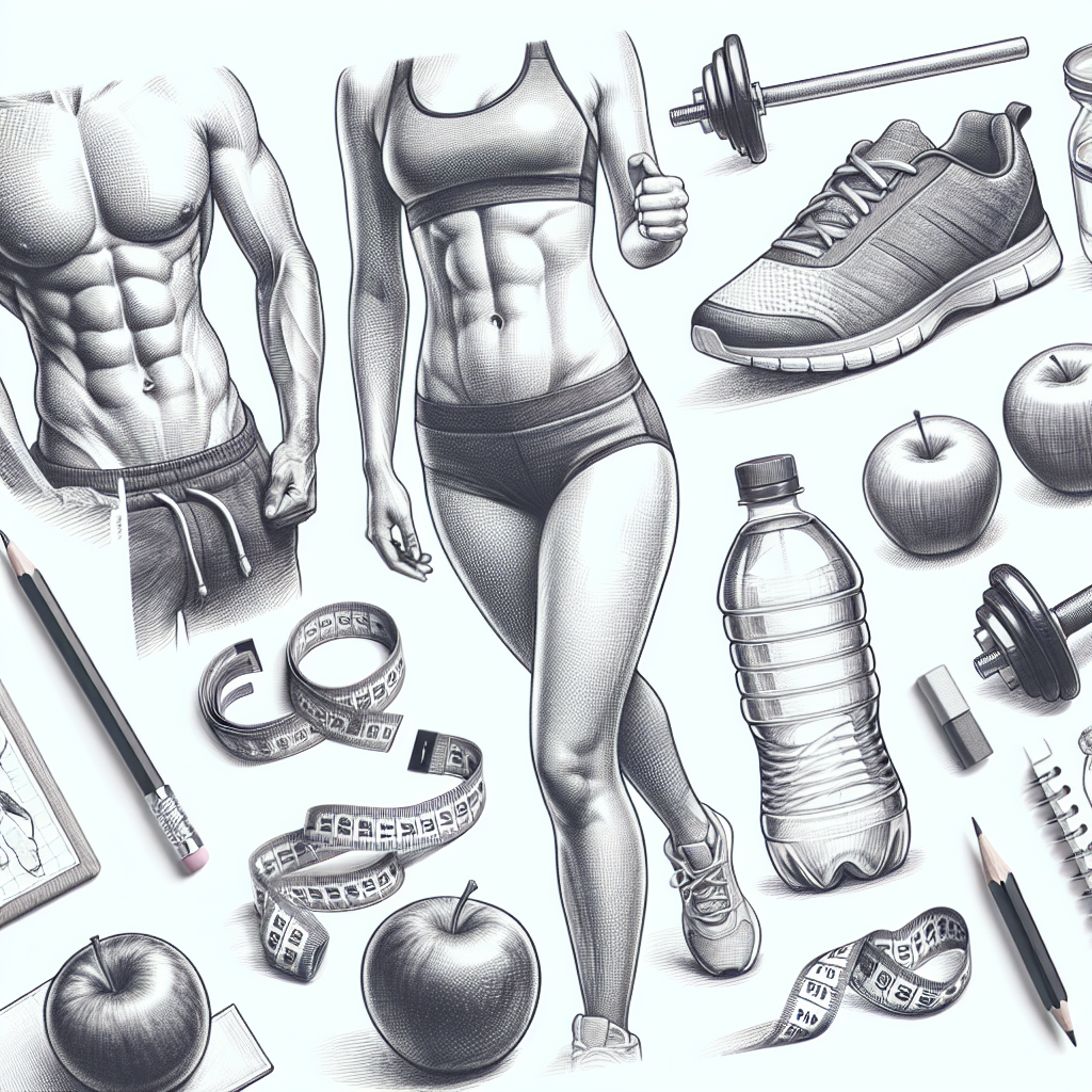 Pastelková ilustrace znázorňující téma: Zdraví a výživa