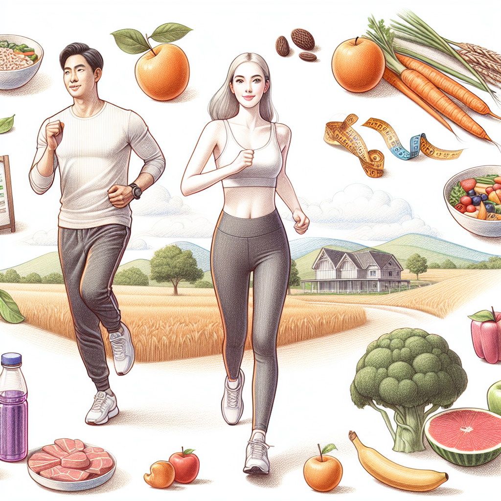 Pastelková ilustrace znázorňující téma: Zdraví a wellness