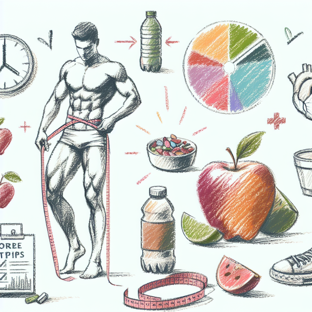 Pastelková ilustrace znázorňující téma: Cvičení a výživa