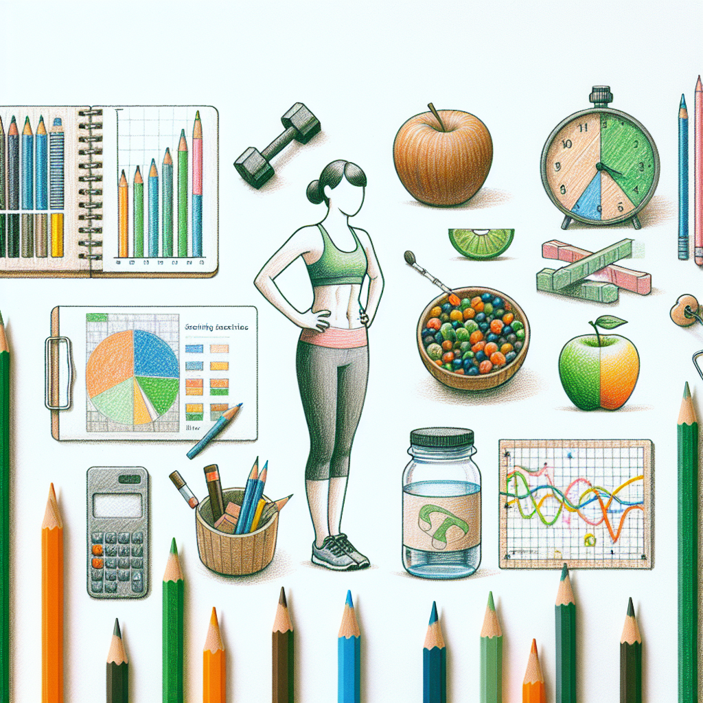 Pastelková ilustrace znázorňující téma: Cvičení