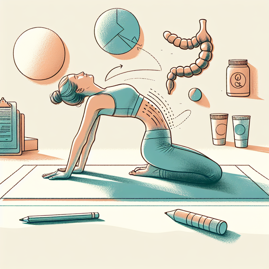 Pastelková ilustrace znázorňující téma: Jóga