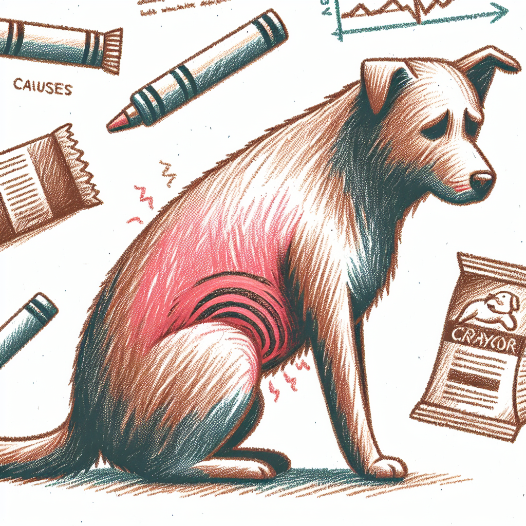 Pastelková ilustrace znázorňující téma: Zdraví psů