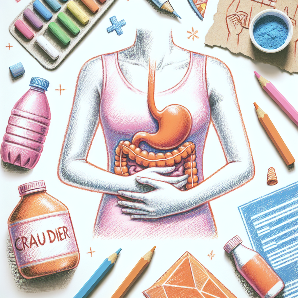 Pastelková ilustrace znázorňující téma: Zdraví