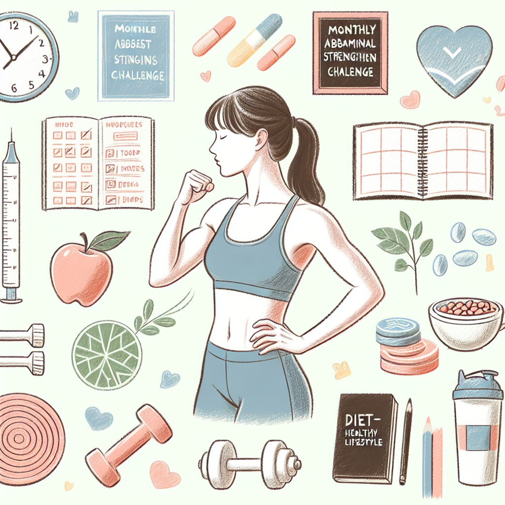 Měsíční výzva na zpevnění břicha: plán a tipy pro úspěch
