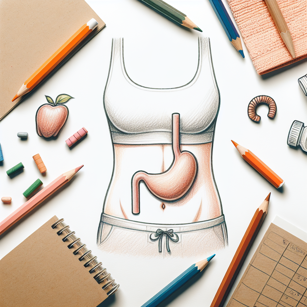 Pastelková ilustrace znázorňující téma: Zdraví a kondice