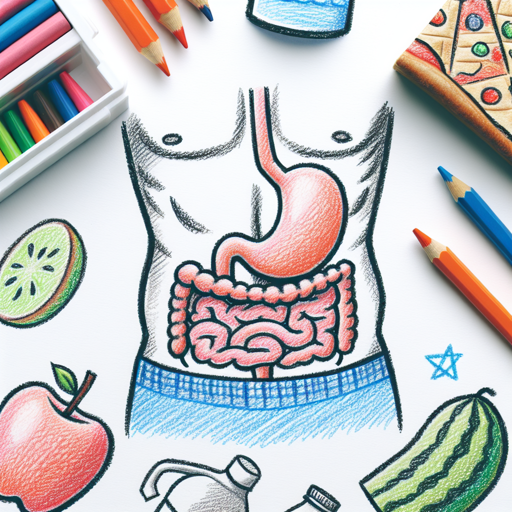 Pastelková ilustrace znázorňující téma: Zdraví