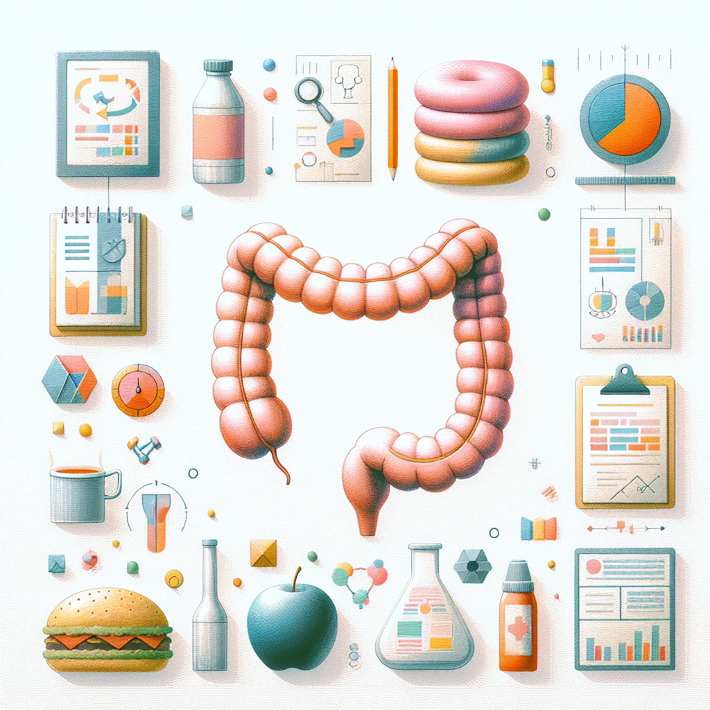 Pastelková ilustrace znázorňující téma: Trávení