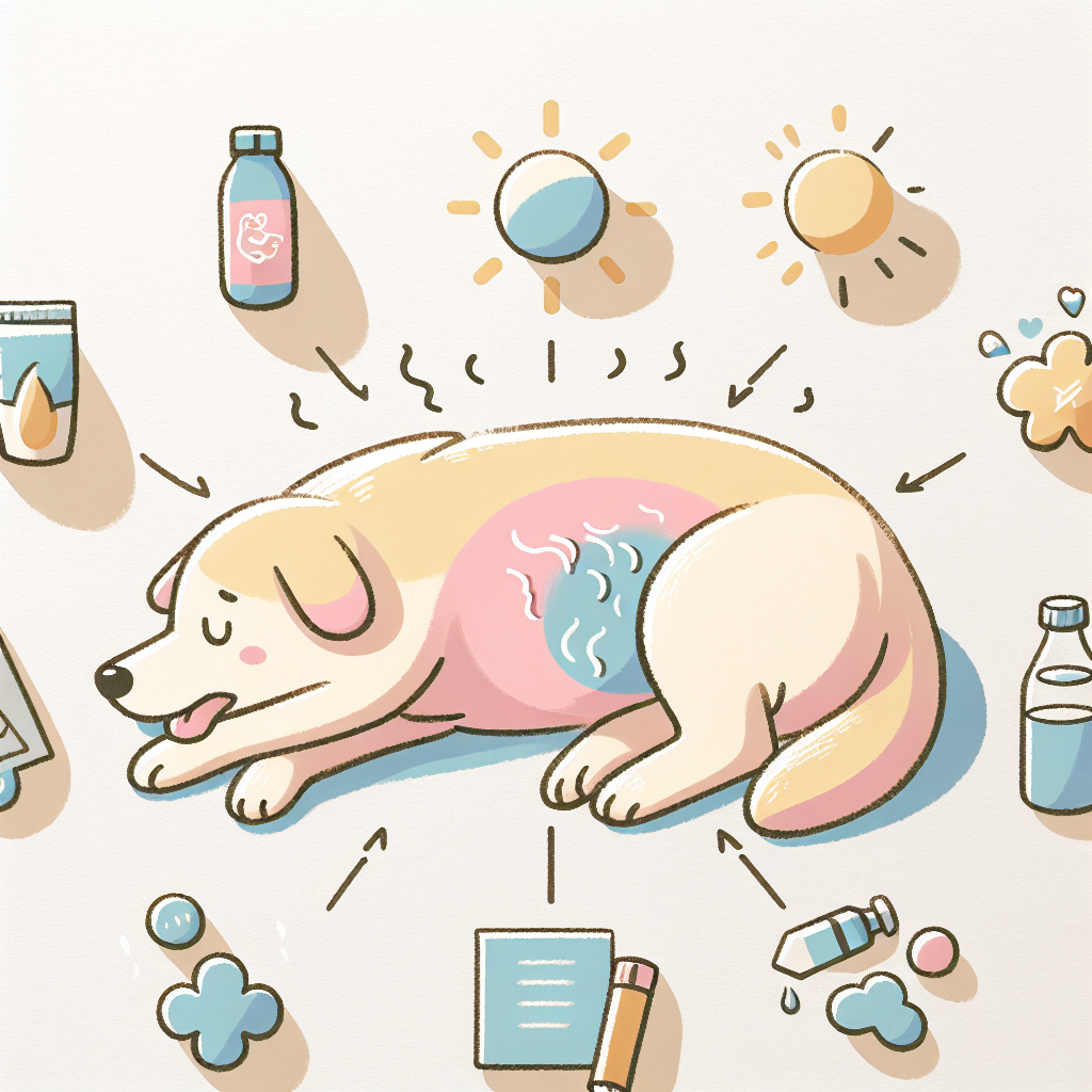 Pes si chladí břicho: Ochrana psa před přehřátím v létě