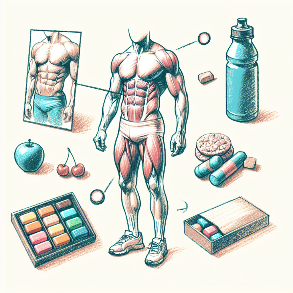 Pastelková ilustrace znázorňující téma: Cvičení a fitness