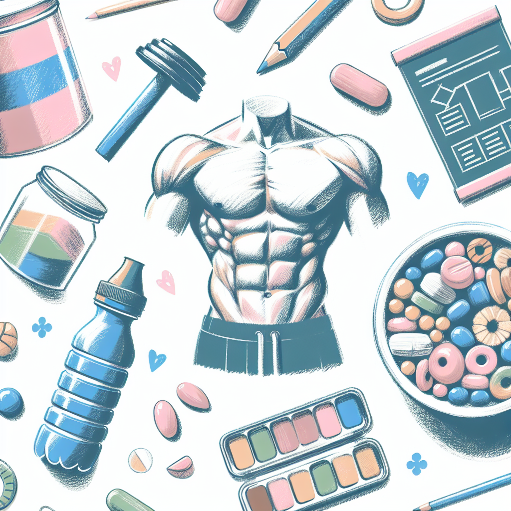 Pastelková ilustrace znázorňující téma: Cvičení