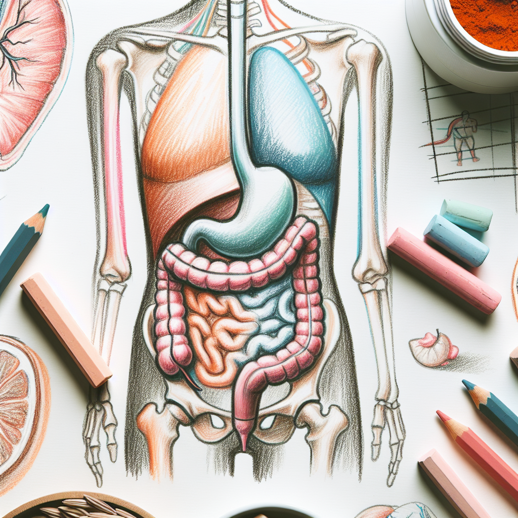 Pastelková ilustrace znázorňující téma: Zdraví