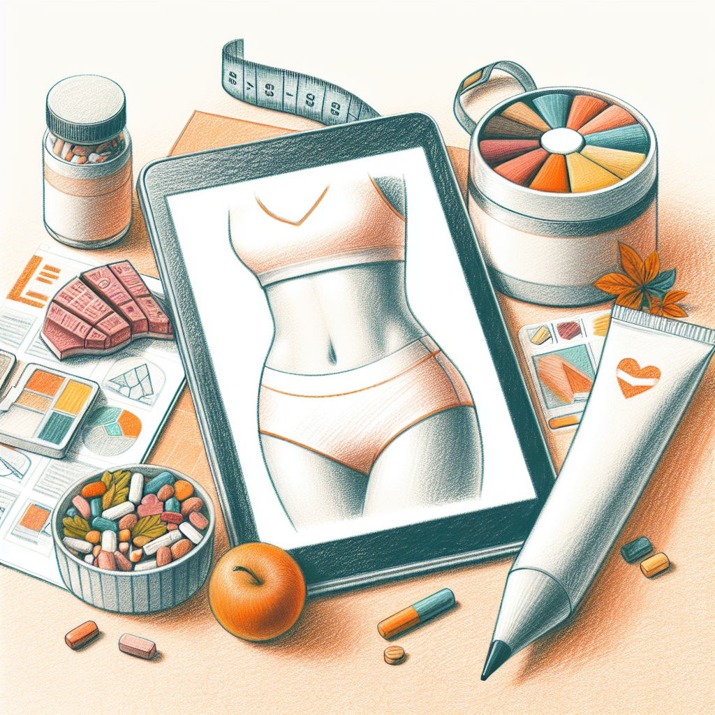 pripravek-na-hubnuti-bricha - Je nutné pochopit, že...... Pastelková ilustrace znázorňující téma: Hubnutí a zdraví