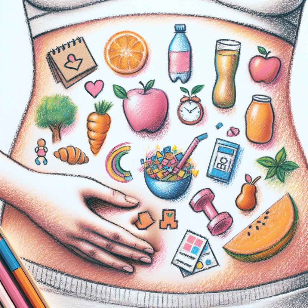 Pastelková ilustrace znázorňující téma: Zdraví