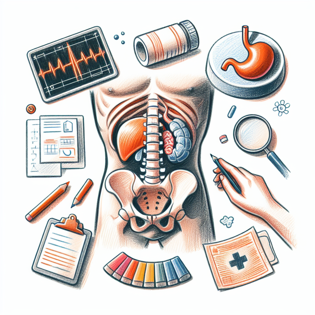 Pastelková ilustrace znázorňující téma: Diagnostika