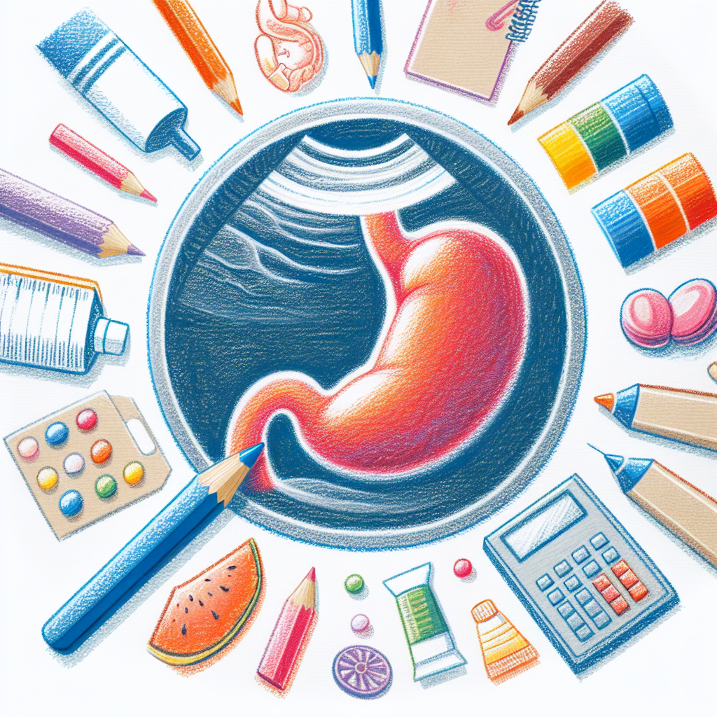 Pastelková ilustrace znázorňující téma: Zdraví