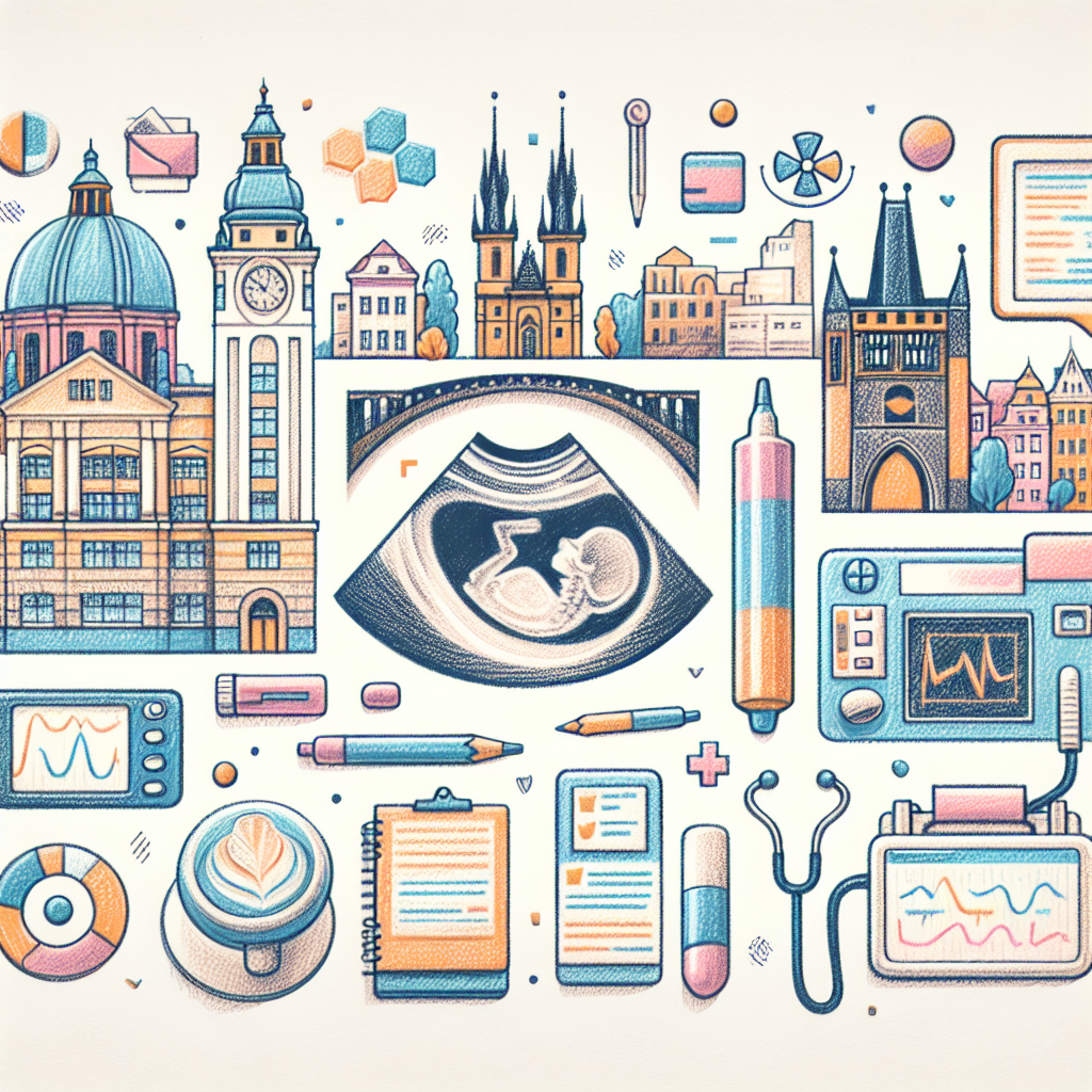 Pastelková ilustrace znázorňující téma: Diagnostika