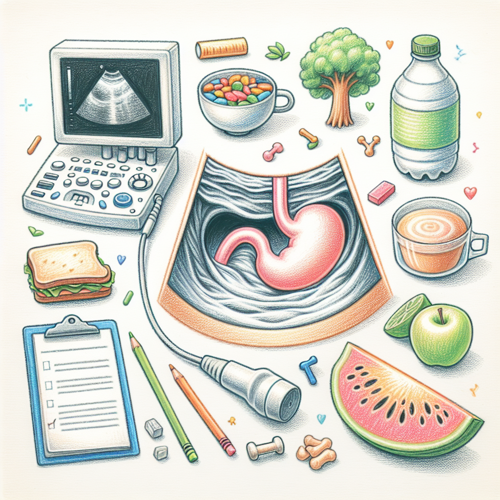 Pastelková ilustrace znázorňující téma: Zdraví břicha