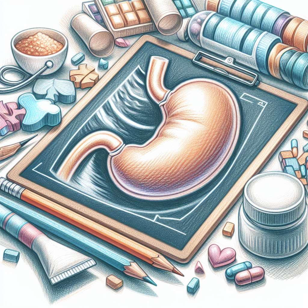 Pastelková ilustrace znázorňující téma: Zdraví